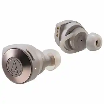 Best Buy Audio Technica ATH-CKS5TW In-Ear Sound Isolating Truly Wireless Headphones - Khaki offer