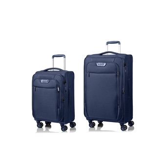 Best Buy Champs Softech Collection 2pc Expandable Softside Luggage set with USB Port offer