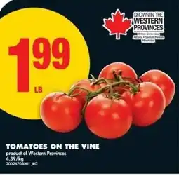 No Frills Tomatoes on the vine offer