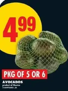 No Frills Avocados offer