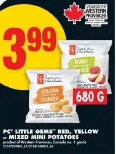 No Frills PC little gems red, yellow or mixed mini potatoes offer