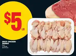 No Frills Split chicken wings offer