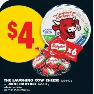 No Frills The laughing cow cheese or mini babybel offer