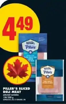 No Frills Piller's sliced deli meat offer
