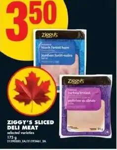 No Frills Ziggy's sliced deli meat offer