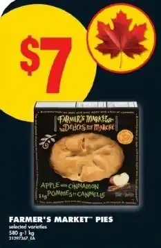 No Frills Farmer's market pies offer