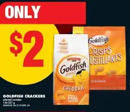 No Frills Goldfish crackers offer