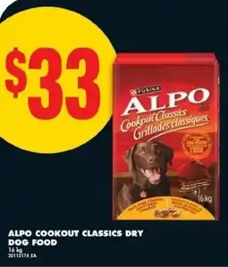 No Frills Alpo cookout classics dry dog food offer