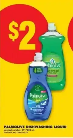 No Frills Palmolive dishwashing liquid offer
