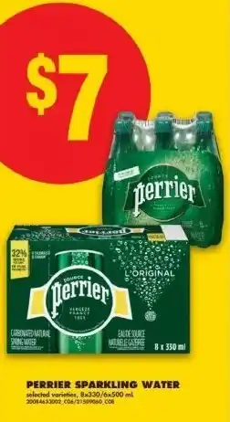 No Frills Perrier sparkling water offer