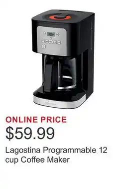 Costco Lagostina Programmable 12 cup Coffee Maker offer