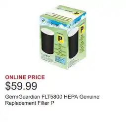 Costco GermGuardian FLT5800 HEPA Genuine Replacement Filter P offer