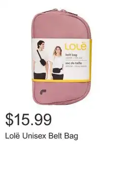 Costco Lolë Unisex Belt Bag offer