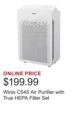 Costco Winix C545 Air Purifier with True HEPA Filter Set offer