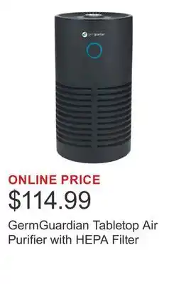 Costco GermGuardian Tabletop Air Purifier with HEPA Filter offer