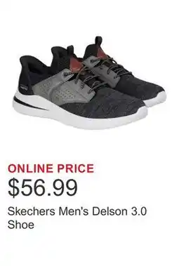 Costco Skechers Men's Delson 3.0 Shoe offer