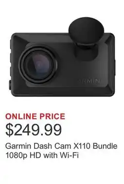 Costco Garmin Dash Cam X110 Bundle 1080p HD with Wi-Fi offer