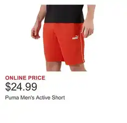 Costco Puma Men's Active Short offer
