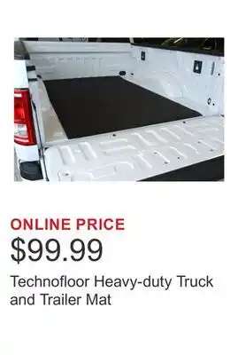 Costco Technofloor Heavy-duty Truck and Trailer Mat offer