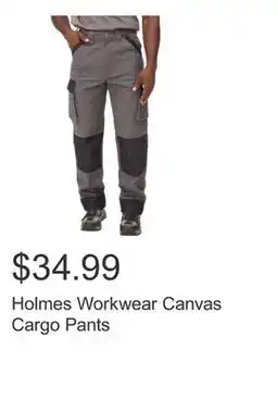 Costco Holmes Workwear Canvas Cargo Pants offer