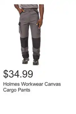 Costco Holmes Workwear Canvas Cargo Pants offer