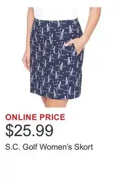 Costco S.C. Golf Women's Skort offer