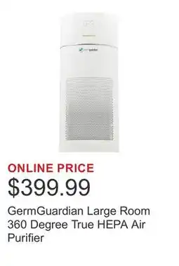 Costco GermGuardian Large Room 360 Degree True HEPA Air Purifier offer