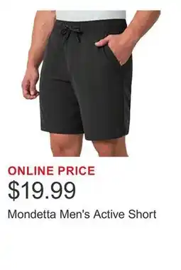 Costco Mondetta Men's Active Short offer