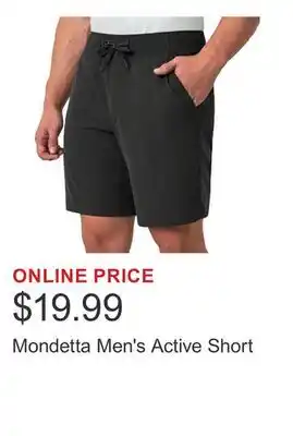 Costco Mondetta Men's Active Short offer