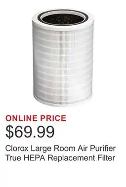 Costco Clorox Large Room Air Purifier True HEPA Replacement Filter offer