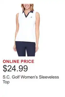Costco S.C. Golf Women's Sleeveless Top offer