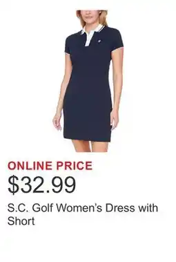 Costco S.C. Golf Women's Dress with Short offer