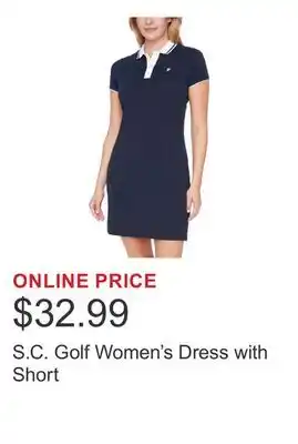 Costco S.C. Golf Women's Dress with Short offer