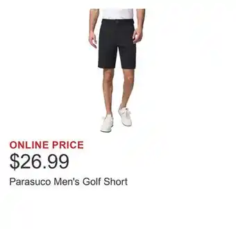 Costco Parasuco Men's Golf Short offer