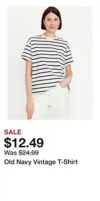 Old Navy Old Navy Vintage T-Shirt offer