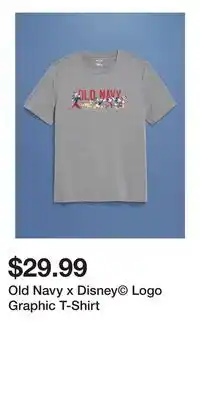 Old Navy Old Navy x Disney Logo Graphic T-Shirt offer