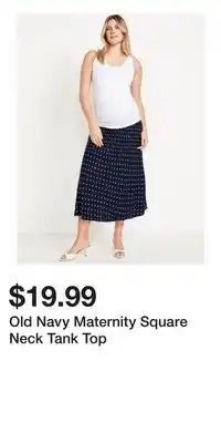 Old Navy Old Navy Maternity Square Neck Tank Top offer