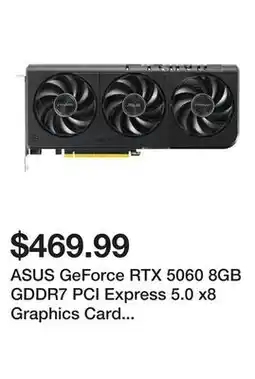 Newegg ASUS GeForce RTX 5060 8GB GDDR7 PCI Express 5.0 x8 Graphics Card PRIME-RTX5060-8G offer