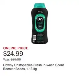 Costco Downy Unstopables Fresh In-wash Scent Booster Beads, 1.13 kg offer