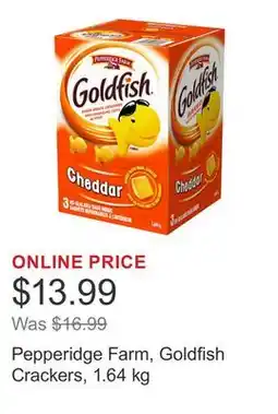 Costco Pepperidge Farm, Goldfish Crackers, 1.64 kg offer