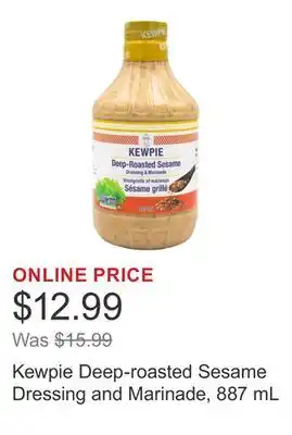 Costco Kewpie Deep-roasted Sesame Dressing and Marinade, 887 mL offer