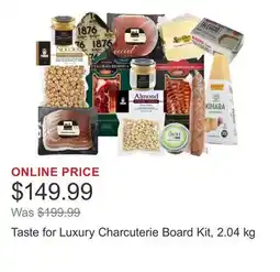 Costco Taste for Luxury Charcuterie Board Kit, 2.04 kg offer