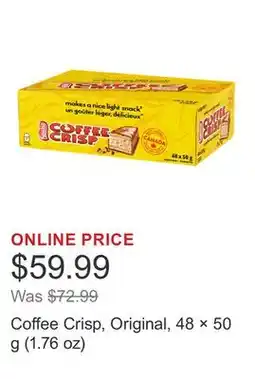 Costco Coffee Crisp, Original, 48 × 50 g (1.76 oz) offer