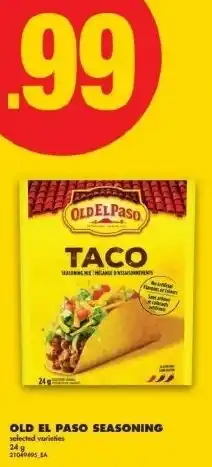 No Frills Old El Paso seasoning offer