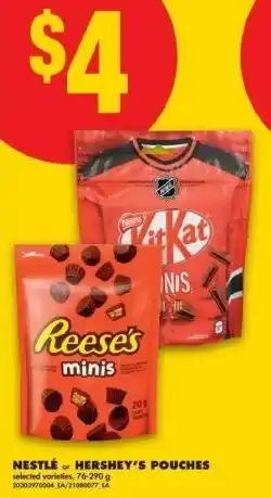No Frills Nestlé of hershey's pouches offer