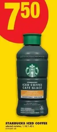 No Frills Starbucks iced coffee offer