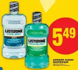 No Frills Listerine classic mouthwash offer