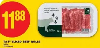 No Frills T&T sliced beef rolls offer
