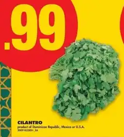 No Frills Cilantro offer