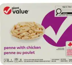 Giant Tiger Giant Value frozen entree offer